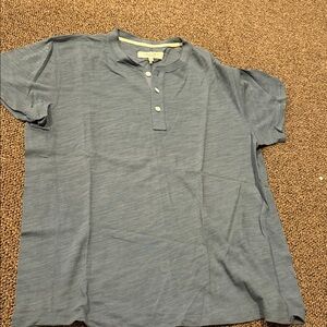 rag & bone Slate Blue Casual Button Down Shirt